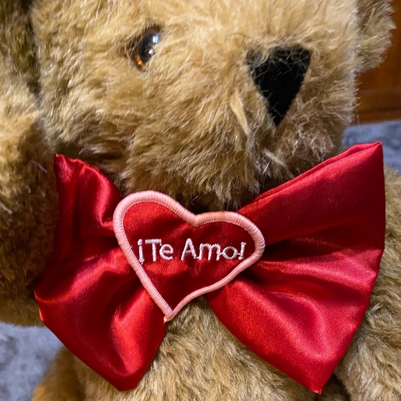 Vermont Teddy Bear | Valentine’s “Te Amo” Bow Tie Bear - Picture 6 of 7